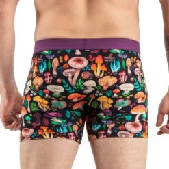 Men's Mushrooms Underwear -Good Luck Sock Store 9004 Mushrooms back