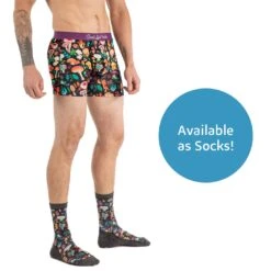 Men's Mushrooms Underwear -Good Luck Sock Store 9004 Mushrooms undies