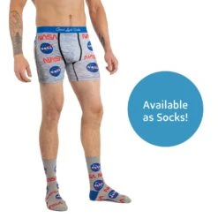 Men's NASA Underwear 11 Men's NASA Underwear -Good Luck Sock Store 9005 NASA match