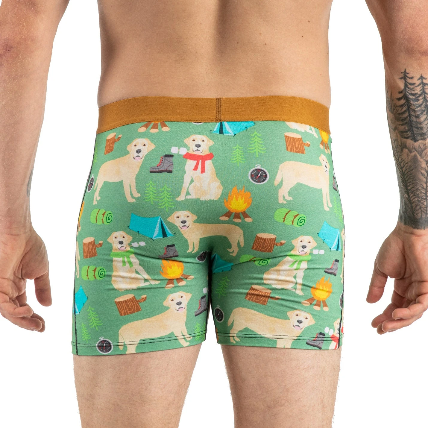 Men's Camping Labrador Retriever Underwear 4 Men's Camping Labrador Retriever Underwear - Image 4