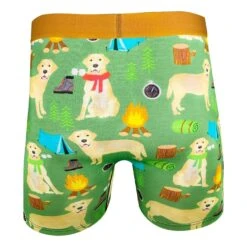 Men's Camping Labrador Retriever Underwear 7 Men's Camping Labrador Retriever Underwear -Good Luck Sock Store 90070 Camping Labrador Retriever 2