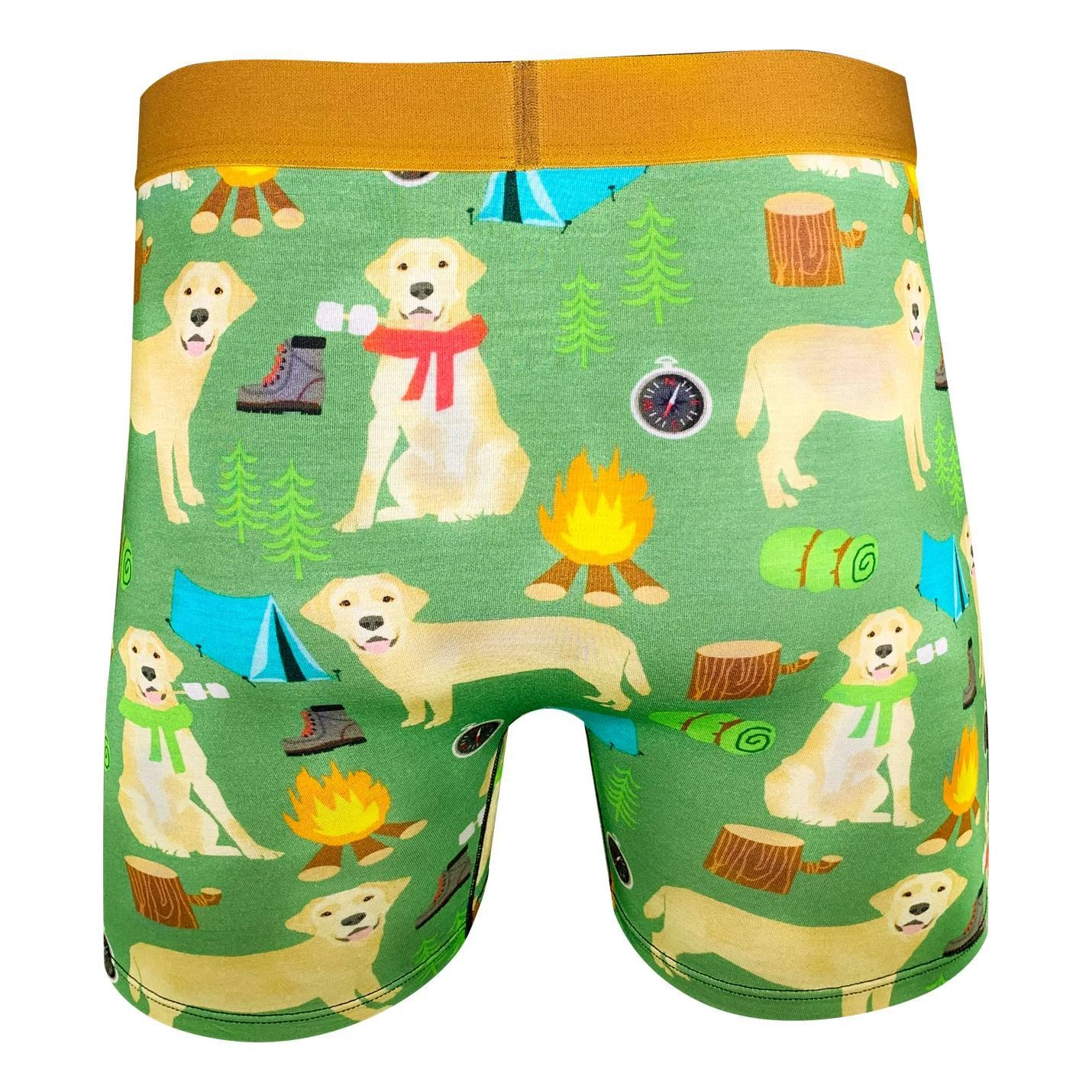 Men's Camping Labrador Retriever Underwear 3 Men's Camping Labrador Retriever Underwear - Image 3
