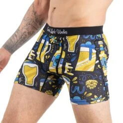 Men's Beer Underwear 9 Men's Beer Underwear -Good Luck Sock Store 9010 Beer fun