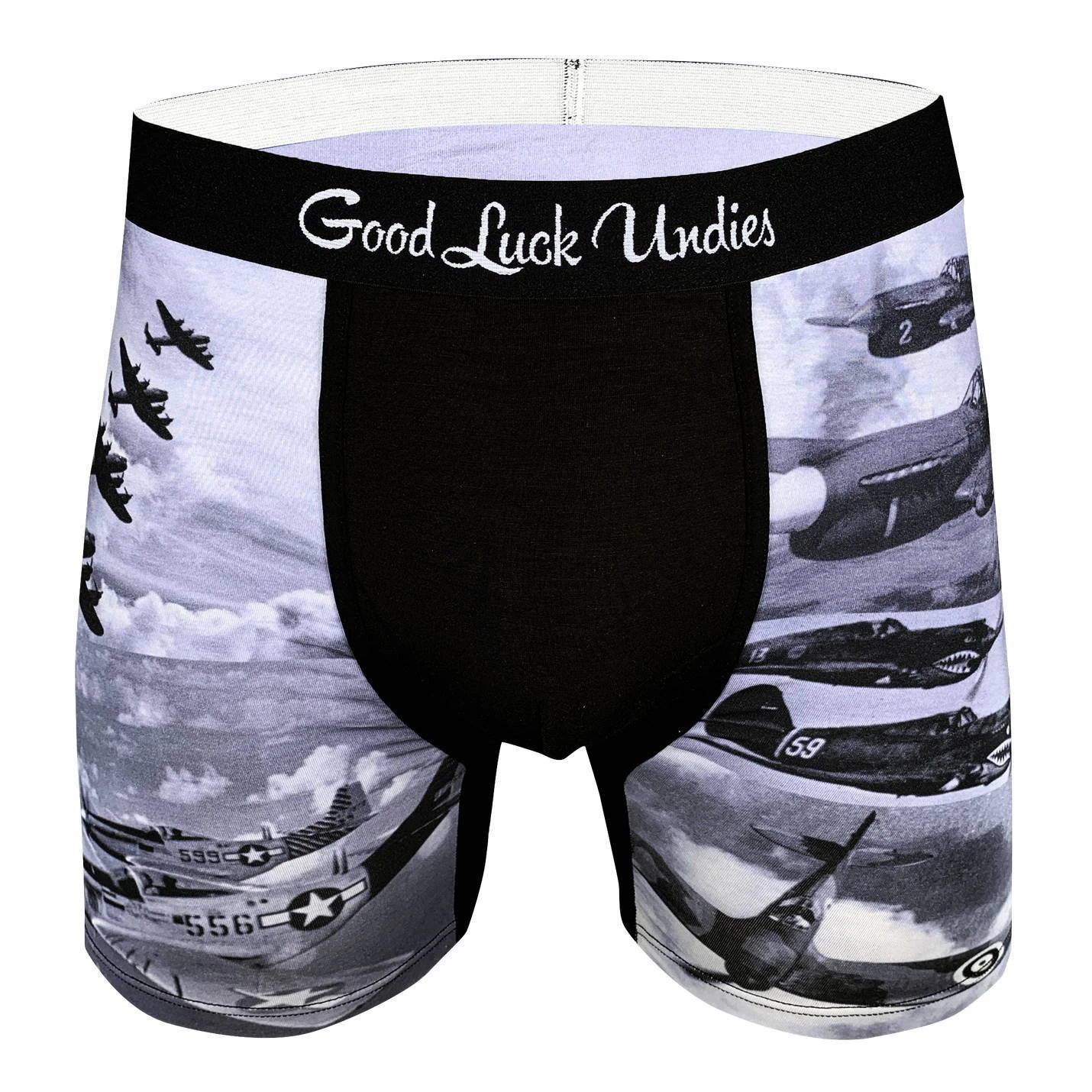 Men's Vintage Fighter Planes Underwear 1 Men's Vintage Fighter Planes Underwear