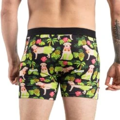 Men's Hula Labrador Retriever Underwear 8 Men's Hula Labrador Retriever Underwear -Good Luck Sock Store 9012 Hula Labrador Retriever back
