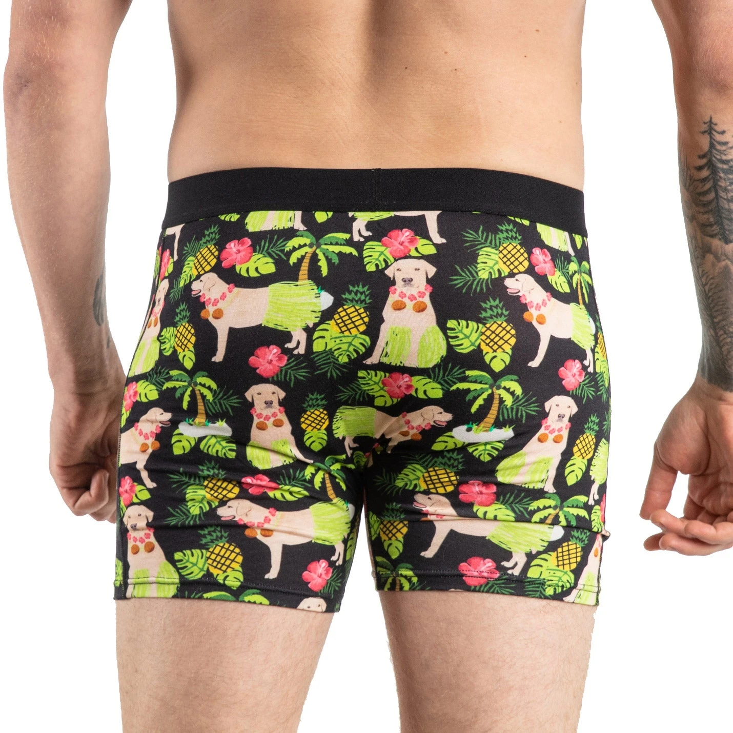 Men's Hula Labrador Retriever Underwear 4 Men's Hula Labrador Retriever Underwear - Image 4