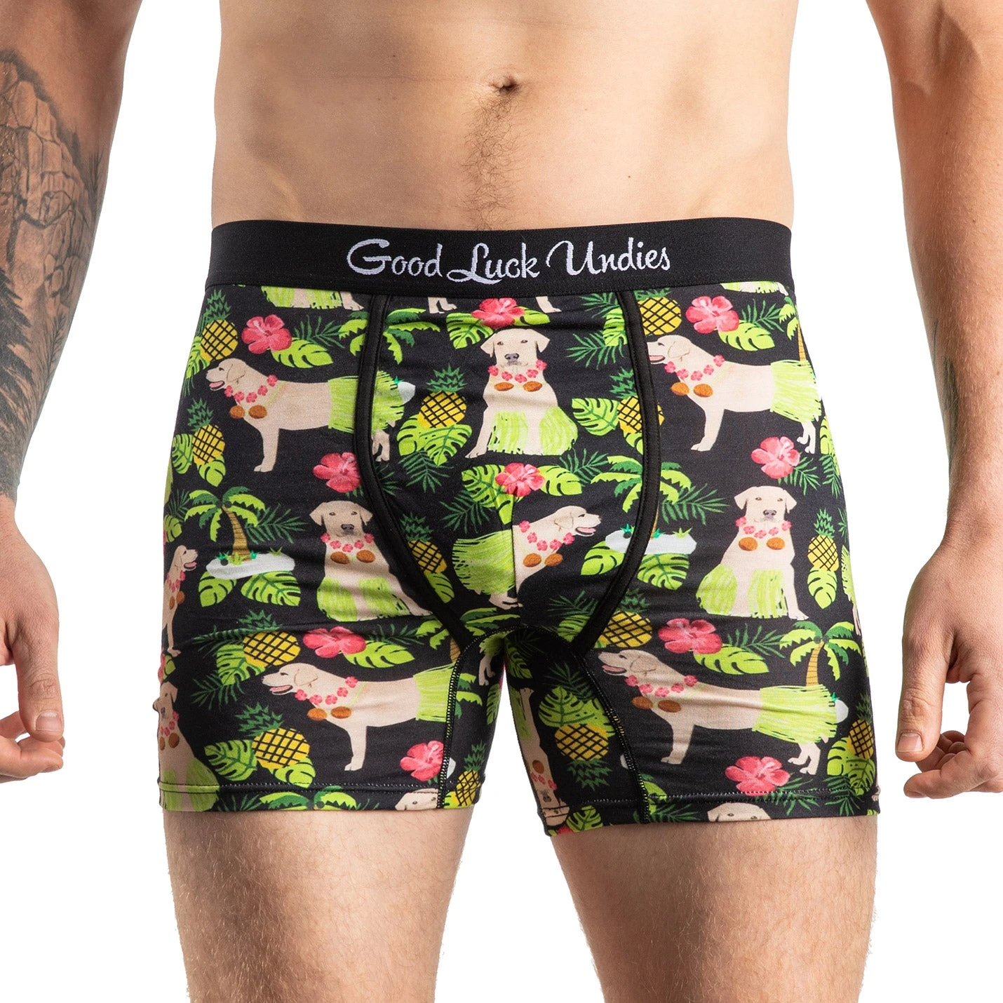 Men's Hula Labrador Retriever Underwear 2 Men's Hula Labrador Retriever Underwear - Image 2