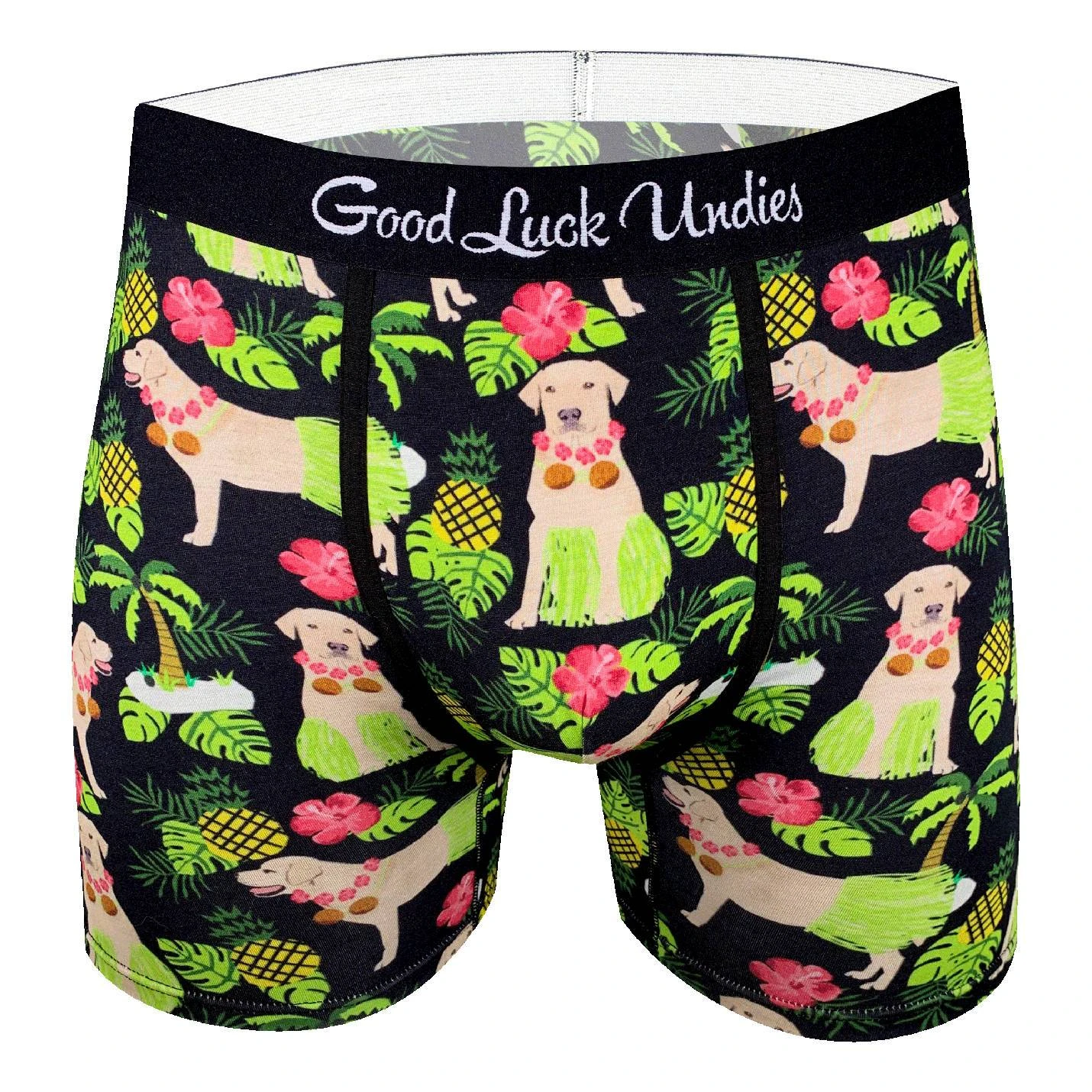 Men's Hula Labrador Retriever Underwear 1 Men's Hula Labrador Retriever Underwear