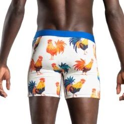 Men's Roosters Underwear 8 Men's Roosters Underwear -Good Luck Sock Store 9015 Roosters back