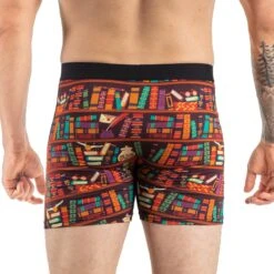 Men's Library Books Underwear 8 Men's Library Books Underwear -Good Luck Sock Store 9016 Library Books back