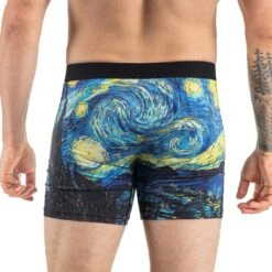 Men's The Starry Night Underwear 9 Men's The Starry Night Underwear -Good Luck Sock Store 9018 Starry night back