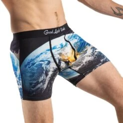 Men's Earth Underwear -Good Luck Sock Store 9020 Earth fun