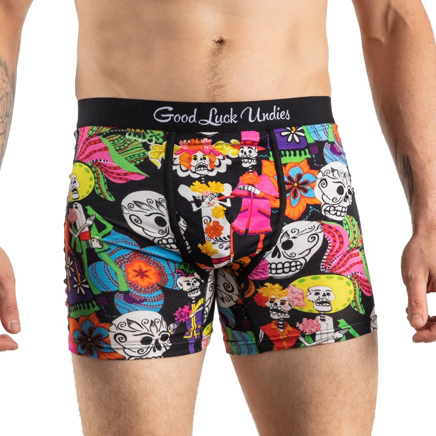 Men's Day Of The Dead Underwear 2 Men's Day Of The Dead Underwear - Image 2