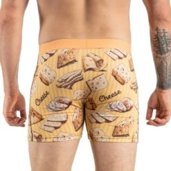 Men's Cheese Underwear -Good Luck Sock Store 9023 Cheese back