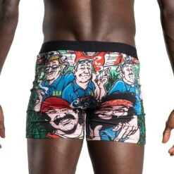 Men's Cheech & Chong, DEA Underwear 9 Men's Cheech & Chong, DEA Underwear -Good Luck Sock Store 9024 Cheech and Chong DEA back