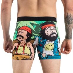 Men's Cheech & Chong, On Couch Underwear -Good Luck Sock Store 9025 Cheech and Chong Couch back