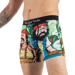 Men's Cheech & Chong, On Couch Underwear -Good Luck Sock Store 9025 Cheech and Chong Couch fun