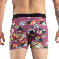 Men's Sushi Underwear 9 Men's Sushi Underwear -Good Luck Sock Store 9028 Suhsi back