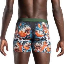 Men's Piranhas Underwear -Good Luck Sock Store 9029 Pirannahs back