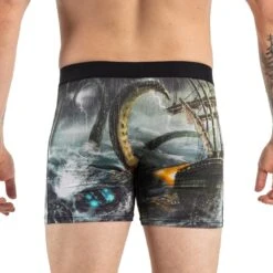 Men's Kraken Underwear 8 Men's Kraken Underwear -Good Luck Sock Store 9030 Kraken back