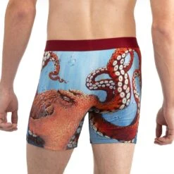 Men's Octopus Underwear 9 Men's Octopus Underwear -Good Luck Sock Store 9033 Octopus Back