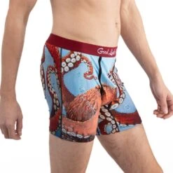 Men's Octopus Underwear 10 Men's Octopus Underwear -Good Luck Sock Store 9033 Octopus Fun