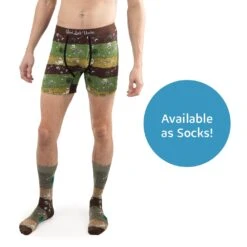 Men's Dinosaur Fossil Layers Underwear -Good Luck Sock Store 9034 Dinosaur Fossil Layers Socks