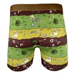 Men's Dinosaur Fossil Layers Underwear -Good Luck Sock Store 90340 Dinosaur Fossil Layers back