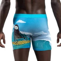 Men's Surfing Sloth Underwear 9 Men's Surfing Sloth Underwear -Good Luck Sock Store 9035 Surfing Sloth Back