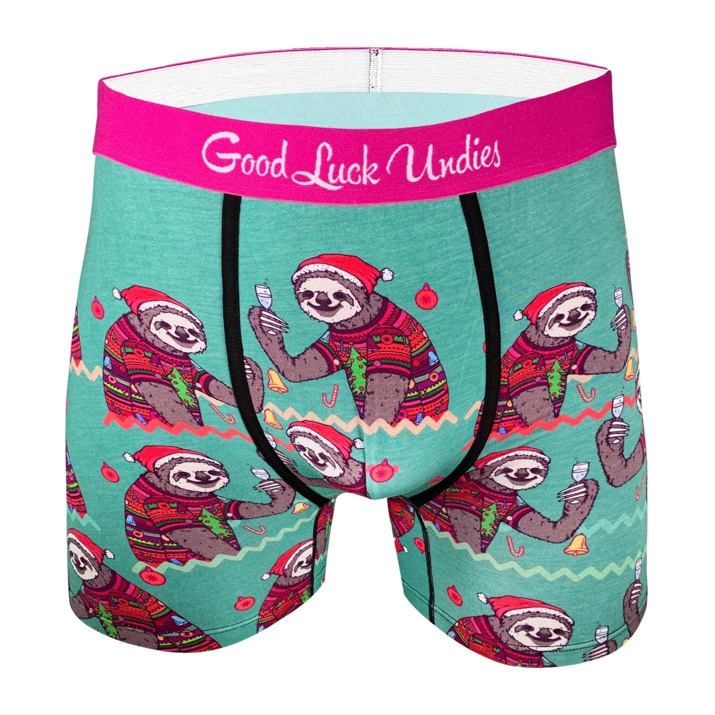 Men's Christmas Sloths Underwear 1 Men's Christmas Sloths Underwear