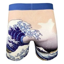 Men's The Great Wave Off Kanagawa Underwear 8 Men's The Great Wave Off Kanagawa Underwear -Good Luck Sock Store 90370 The Great Wave off Kanagawa back