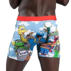 Men's Sesame Street, Family Underwear 9 Men's Sesame Street, Family Underwear -Good Luck Sock Store 9041 Sesame Street Back