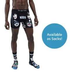 Men's KISS Band Underwear 11 Men's KISS Band Underwear -Good Luck Sock Store 9044 KISS Band Socks