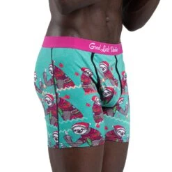 Men's Christmas Sloths Underwear 10 Men's Christmas Sloths Underwear -Good Luck Sock Store 9046 Christmas Sloths Fun
