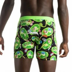 Men’s Rick And Morty, Portals Underwear 8 Men’s Rick And Morty, Portals Underwear -Good Luck Sock Store 90500 Rick and Morty Portals Back
