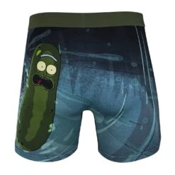 Men’s Rick And Morty, Pickle Rick Sewer Escape Underwear -Good Luck Sock Store 90520 Pickle Rick Sewer Escape v2