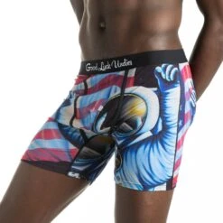 Men’s American Astronaut Underwear -Good Luck Sock Store 90530 American Astronaut Fun