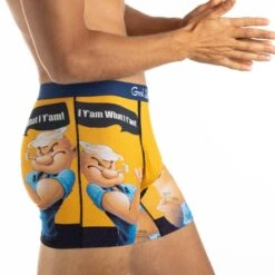 Men’s Popeye, I Y'am What I Y'am! Underwear -Good Luck Sock Store 90580 I Yam What I Yam Fun