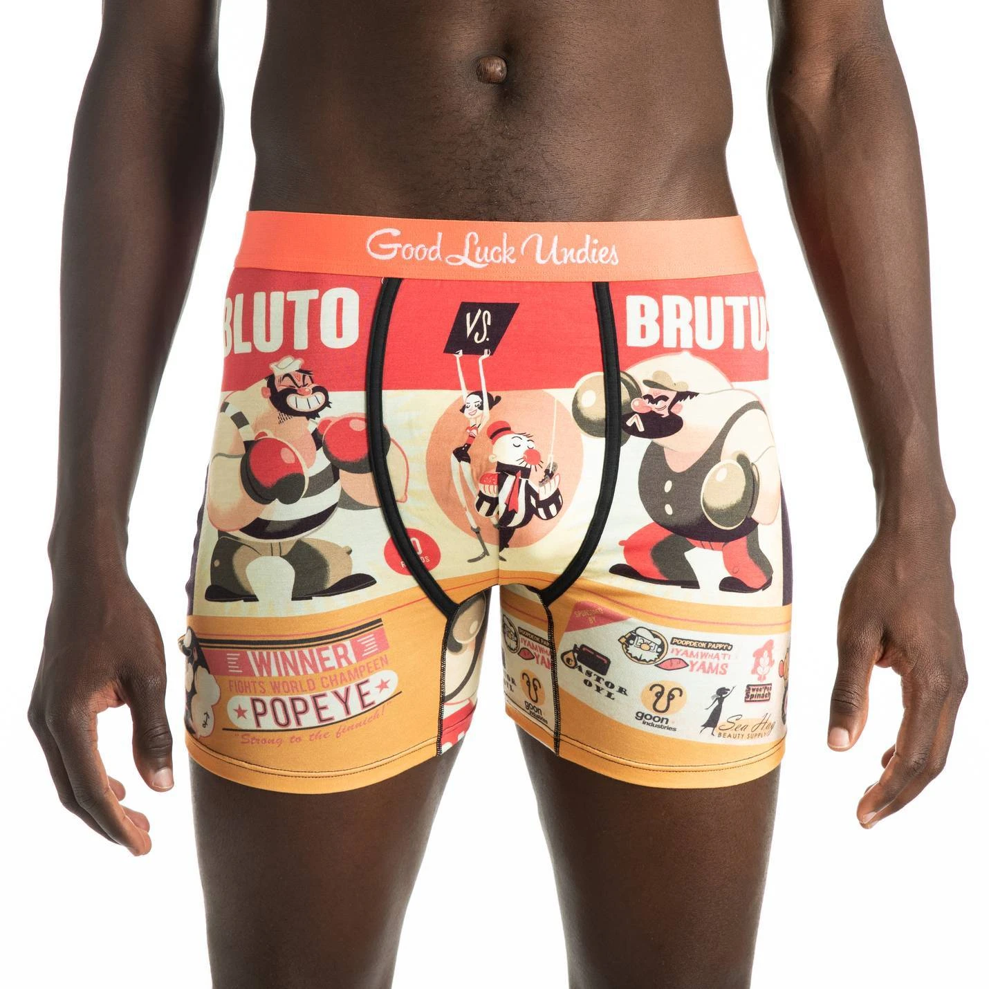 Men’s Popeye, Bluto Vs. Brutus Underwear 2 Men’s Popeye, Bluto Vs. Brutus Underwear - Image 2