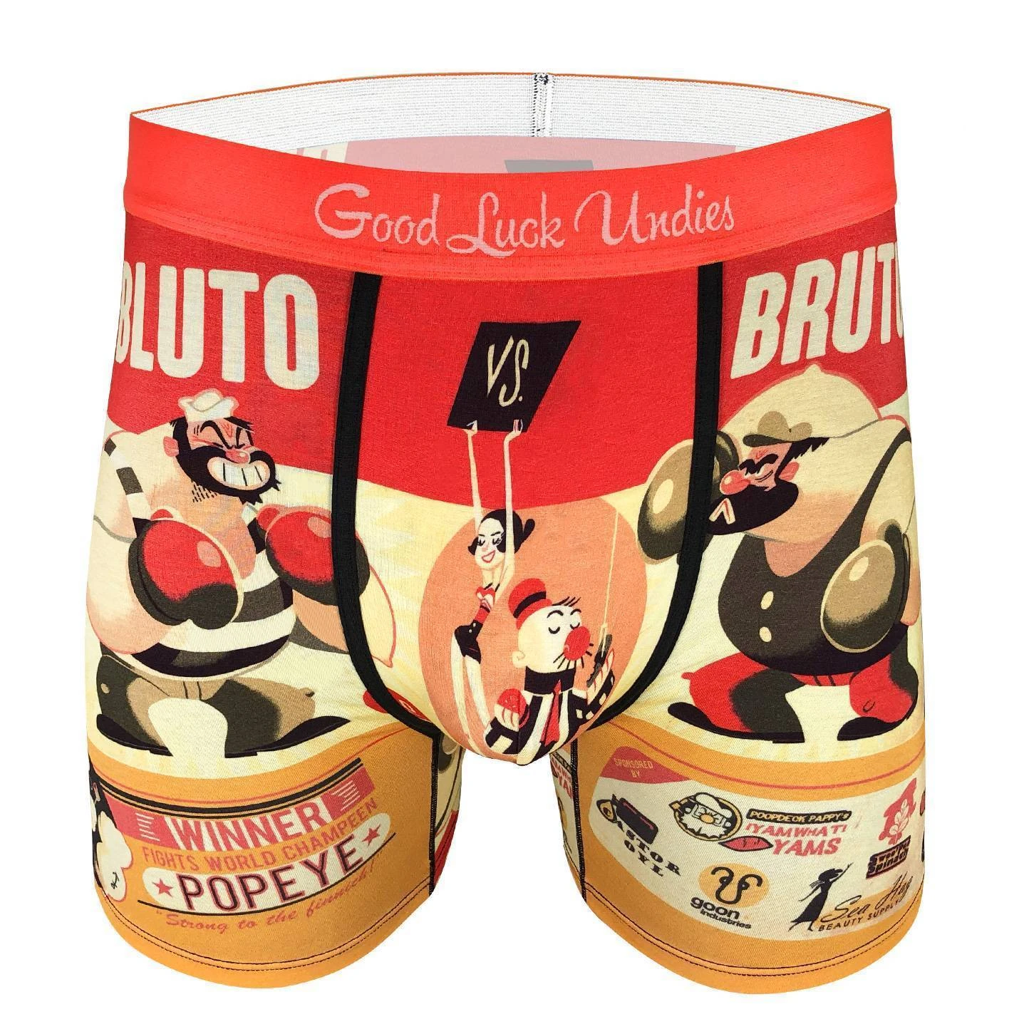 Men’s Popeye, Bluto Vs. Brutus Underwear 1 Men’s Popeye, Bluto Vs. Brutus Underwear