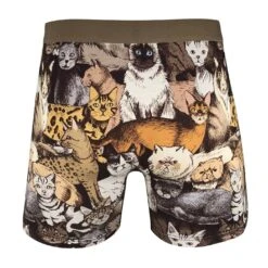 Men’s Social Cats Underwear 8 Men’s Social Cats Underwear -Good Luck Sock Store 90630 Social Cats v2