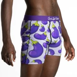 Men’s Eggplants Underwear -Good Luck Sock Store 90650 Eggplants Fun
