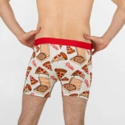 Men's Pizza Underwear -Good Luck Sock Store 90670 Pizza Back