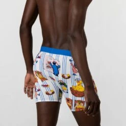 Men's Sesame Street, Bedtime Underwear -Good Luck Sock Store 90780 SesameStreetBedtime Back