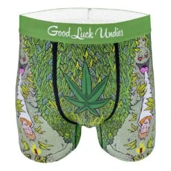 Men's Weed Smoking Human Underwear 8 Men's Weed Smoking Human Underwear -Good Luck Sock Store 90940 WeedSmokingHuman 1