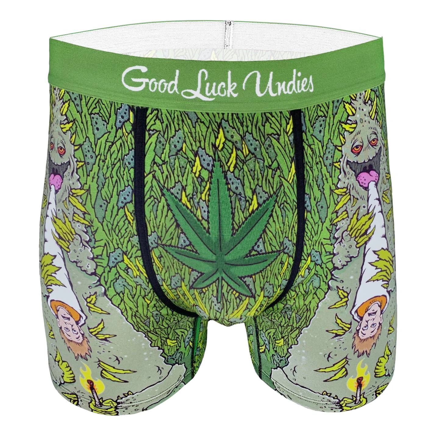 Men's Weed Smoking Human Underwear 3 Men's Weed Smoking Human Underwear - Image 3