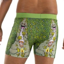 Men's Weed Smoking Human Underwear 11 Men's Weed Smoking Human Underwear -Good Luck Sock Store 90940 WeedSmokingHuman back