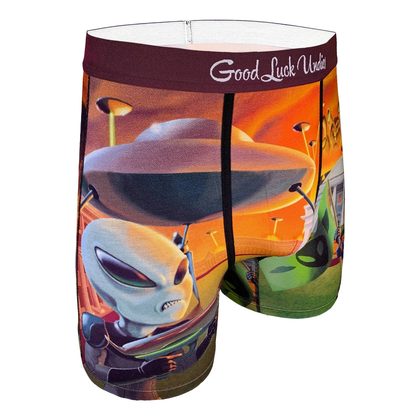 Men's Alien Invasion Underwear 1 Men's Alien Invasion Underwear