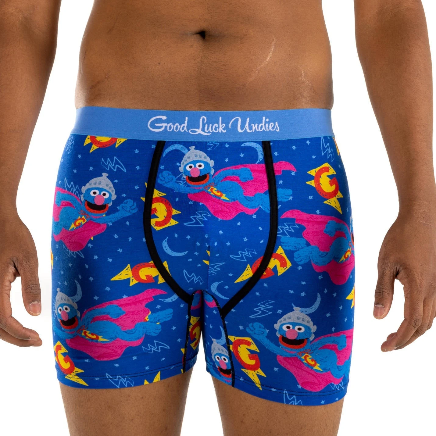 Men's Sesame Street, Super Grover Underwear 2 Men's Sesame Street, Super Grover Underwear - Image 2