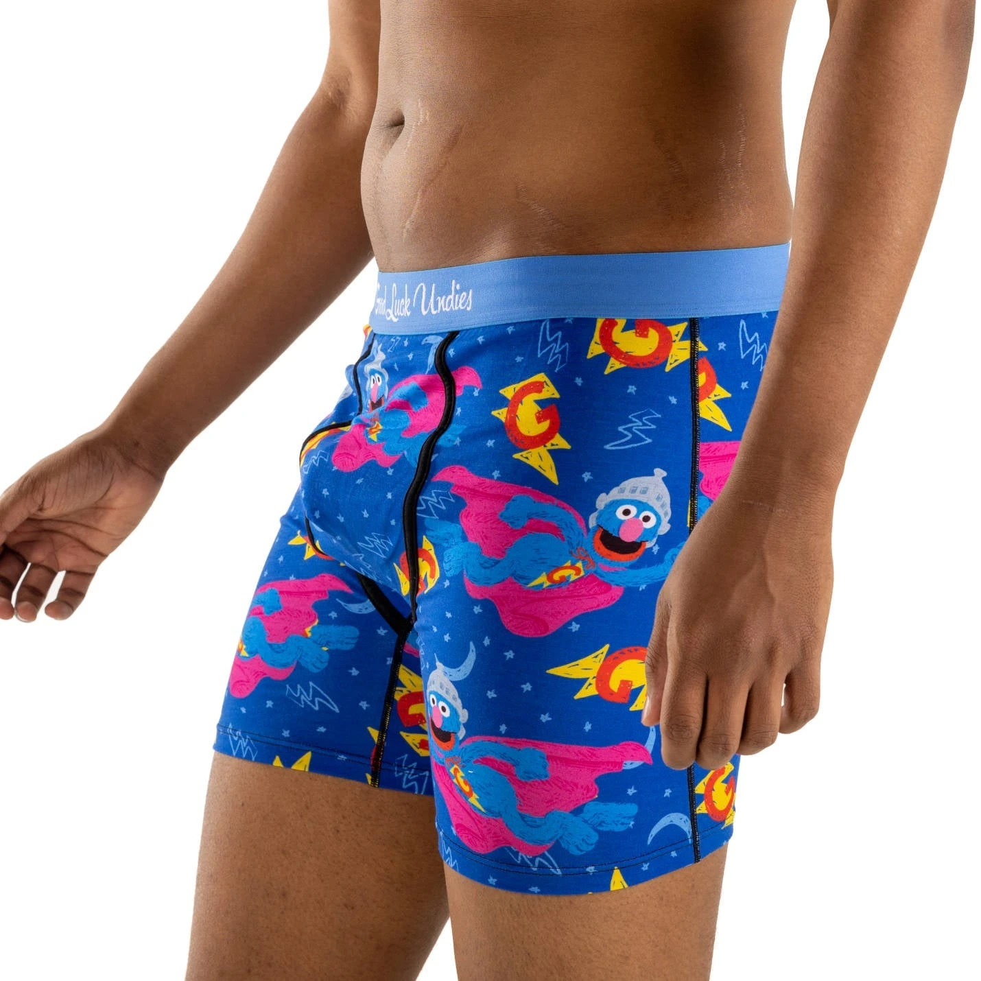 Men's Sesame Street, Super Grover Underwear 5 Men's Sesame Street, Super Grover Underwear - Image 5